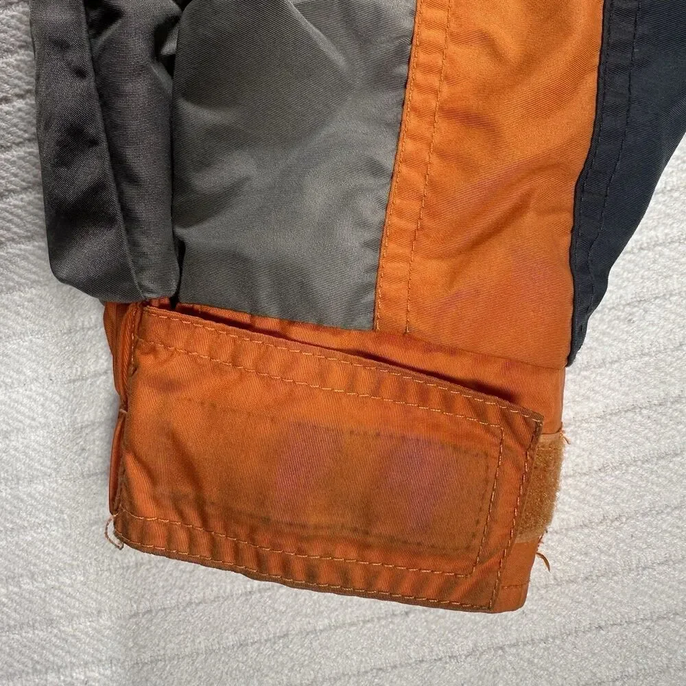 Vtg Columbia Bugaboo Core Interchange Jacket Mens Large Orange Gray Ski Shell